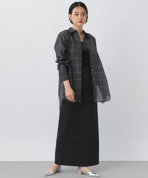 「A part by」 長袖シャツ FREE ライトグレー レディース_画像4