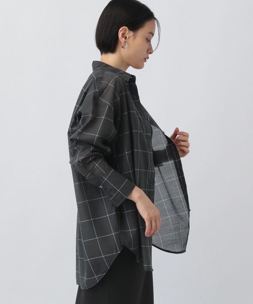 「A part by」 長袖シャツ FREE ライトグレー レディース_画像5