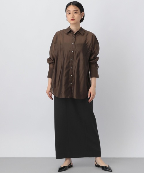 「A part by」 長袖シャツ FREE ライトグレー レディース_画像9