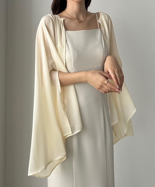 「Louere」 長袖ブラウス SMALL アイボリー レディースの画像6