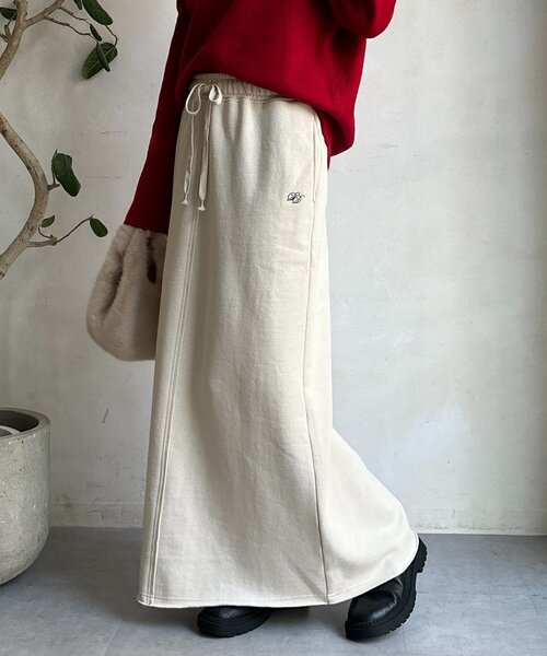 DouDou（ドゥドゥ） スカート 裏起毛DD刺繍スカート : ZOZOTOWN Yahoo