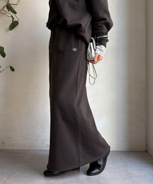 DouDou（ドゥドゥ） スカート 裏起毛DD刺繍スカート : ZOZOTOWN Yahoo