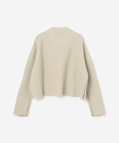 Ron Herman別注 ロベルトコリーナ ニット クルーネック アイボリー L Ron Herman別注 ロベルトコリーナ ニット クルーネック アイボリー L