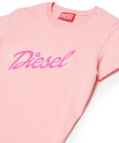 「DIESEL KIDS」 「KIDS」半袖Tシャツ 14Y ネイビー キッズ_画像6