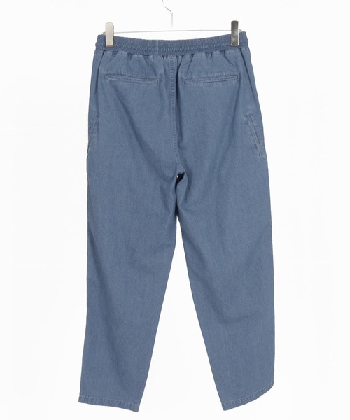 1minute 1second ジーンズ mp14365-cursive embroidery cotton-linen