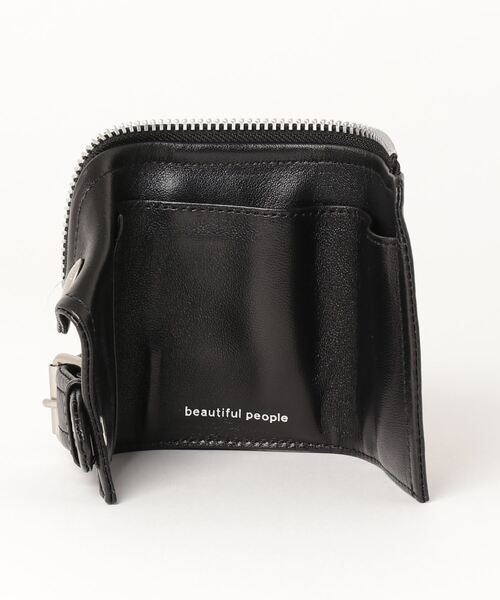 beautiful people 二つ折り財布 ブラック beautiful people（ビューティフルピープル） 財布 FREE ブラック