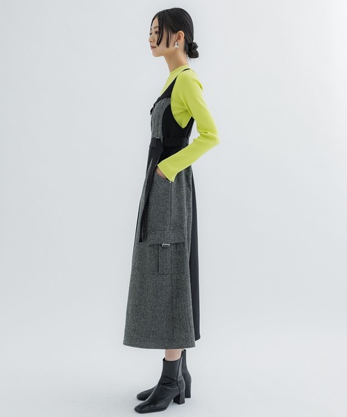 「UNITED TOKYO」 サロペットスカート 1 アイボリー レディース_画像2