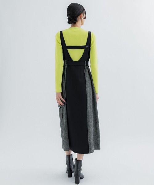 「UNITED TOKYO」 サロペットスカート 1 アイボリー レディース_画像3