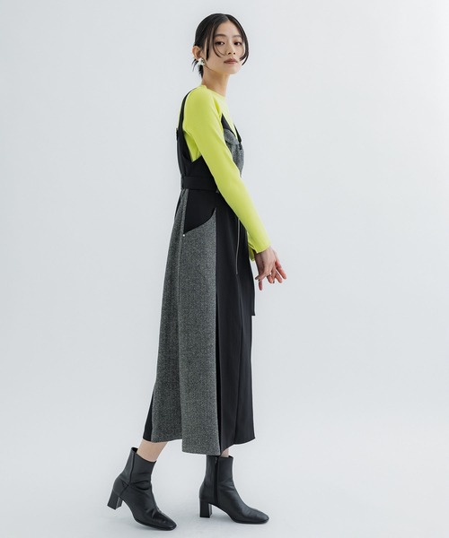 「UNITED TOKYO」 サロペットスカート 1 アイボリー レディース_画像4