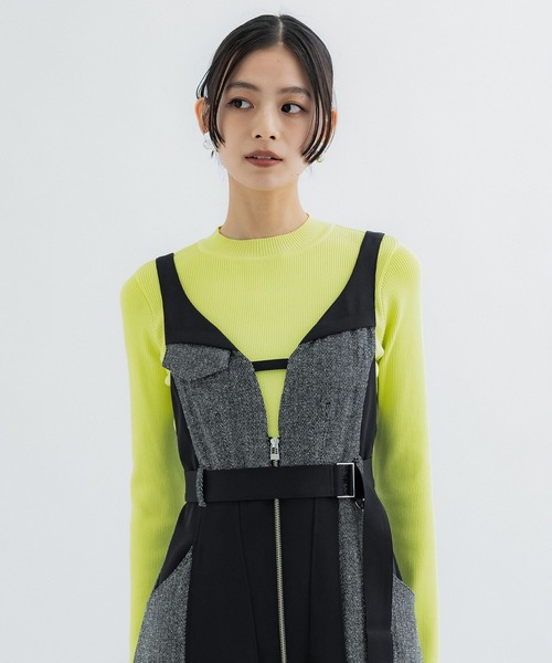 「UNITED TOKYO」 サロペットスカート 1 アイボリー レディース_画像9