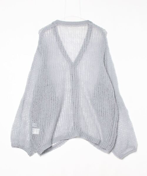 「CONVERSE TOKYO」 ニットカーディガン FREE グレー レディース_画像2