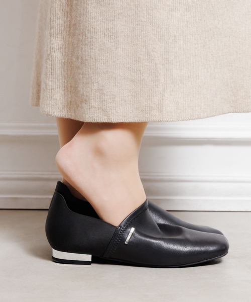 ❤️未使用の靴: レディースレザーパンプス / Women leather pumps HIMIKO スリッポン 「HIMIKO」「瞬間フィット」ハンズフリーストレッチ