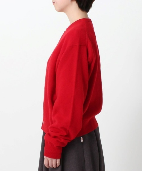 Danton（ダントン） ニットカーディガン 36 レッド レディース