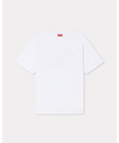 tシャツ 'Boke Flower 2.0' エンブロイダリー オーバーサイズ Tシャツ イン コットン メンズの画像