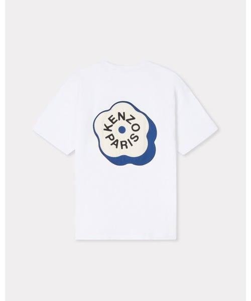 tシャツ 'Boke Flower 2.0' エンブロイダリー オーバーサイズ Tシャツ イン コットン メンズの画像