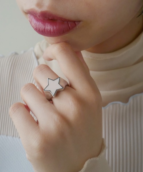 「LOVE BY e.m. 」 リング 12号 ゴールド レディース_画像2