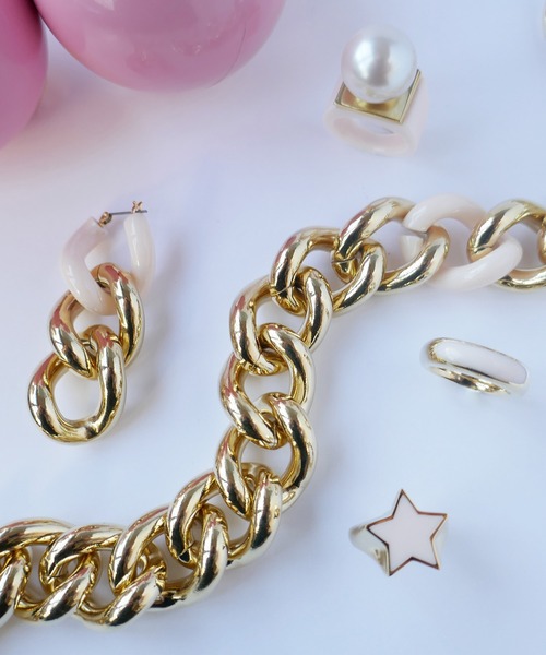 「LOVE BY e.m. 」 リング 12号 ゴールド レディース_画像8