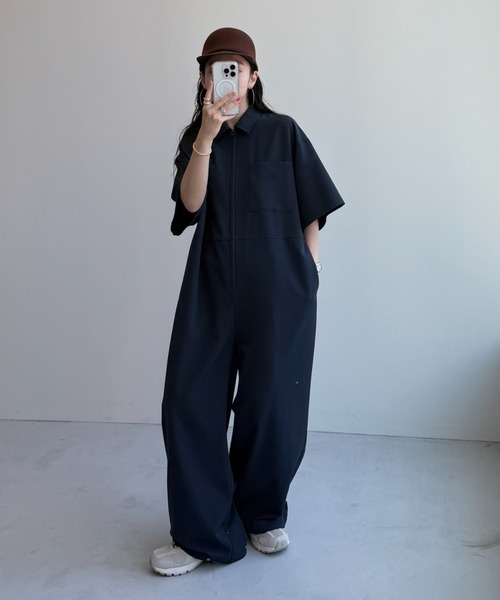wee9s（ウィークス） オールインワン LONG ネイビー レディース