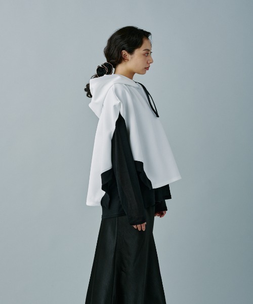 「terrace」 プルオーバーパーカー MEDIUM チャコールグレー レディース_画像5