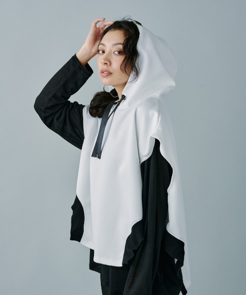 「terrace」 プルオーバーパーカー MEDIUM チャコールグレー レディース_画像6