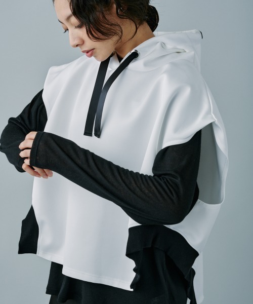 「terrace」 プルオーバーパーカー MEDIUM チャコールグレー レディース_画像7