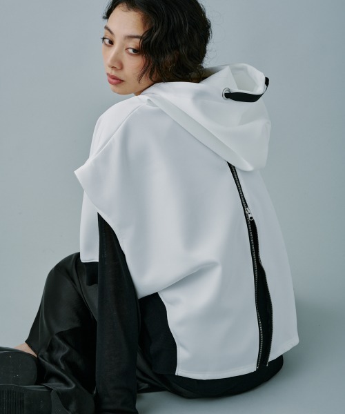 「terrace」 プルオーバーパーカー MEDIUM チャコールグレー レディース_画像8