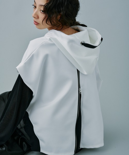 「terrace」 プルオーバーパーカー MEDIUM チャコールグレー レディース_画像9