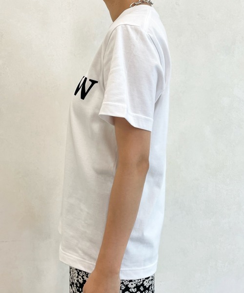 「DouDou」 半袖Tシャツ FREE ホワイト レディース_画像5