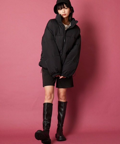 「unrelaxing」 中綿ブルゾン FREE ライトカーキ メンズ_画像2