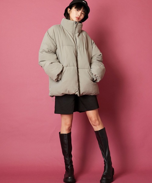 「unrelaxing」 中綿ブルゾン FREE ライトカーキ メンズ_画像7