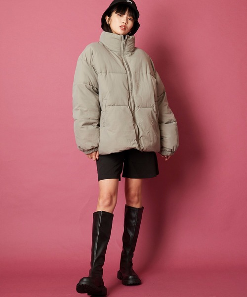 「unrelaxing」 中綿ブルゾン FREE ライトカーキ メンズ_画像8