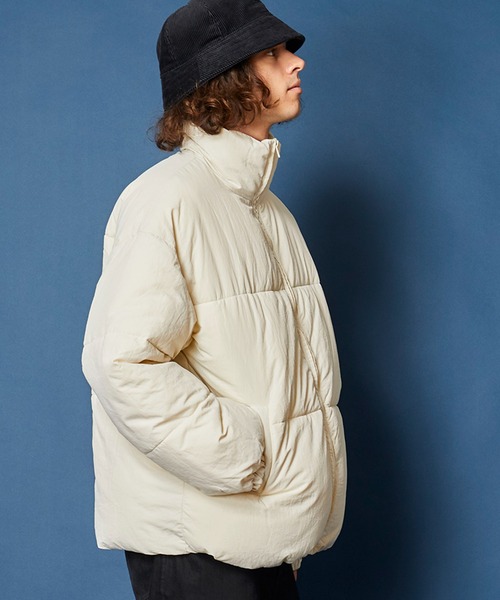 「unrelaxing」 中綿ブルゾン FREE ライトカーキ メンズ_画像9