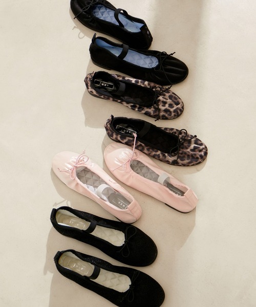 「Juze」 バレエシューズ M ブラウン レディース_画像4