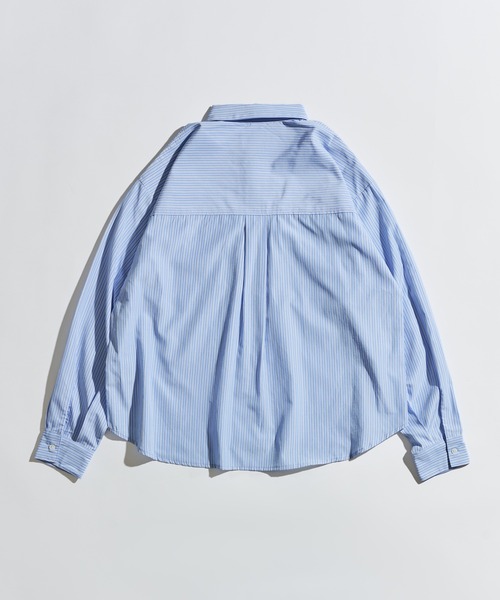 WETTEMPT シャツ DOUBLE POCKET STRIPE SHIRT / ダブルポケット