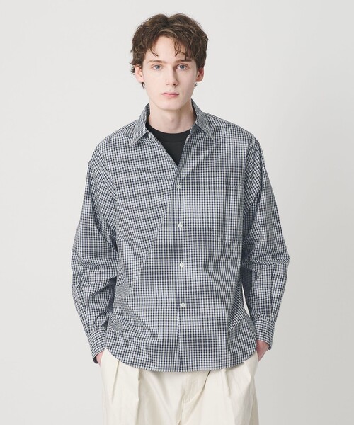 H BEAUTY&YOUTH チェック柄 長袖シャツ Mサイズ BEAUTY＆YOUTH UNITED ARROWS シャツ T/WRTR チェック レギュラー