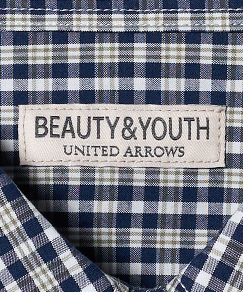BEAUTY＆YOUTH UNITED ARROWS シャツ T/WRTR チェック レギュラー