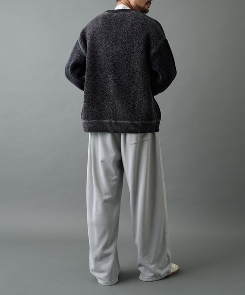 「COLONY 2139」 ニットカーディガン LARGE ブラック メンズ_画像4