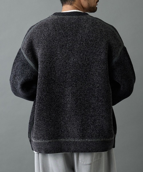 「COLONY 2139」 ニットカーディガン LARGE ブラック メンズ_画像9