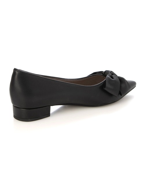 「Fin」 フラットパンプス 23cm ブラック レディース_画像4