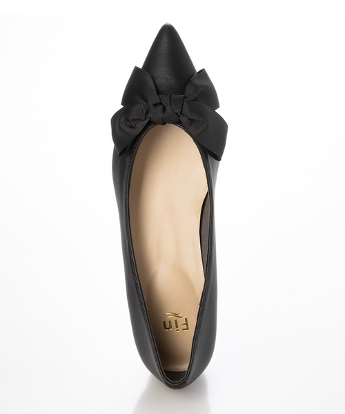 「Fin」 フラットパンプス 23cm ブラック レディース_画像5