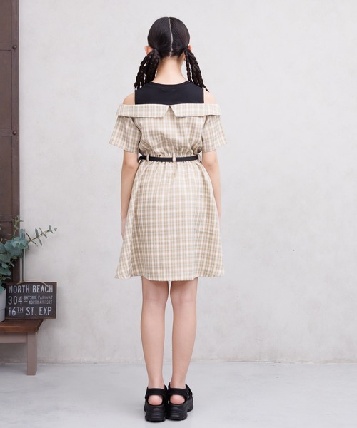 「PINKHUNT」 「KIDS」半袖ワンピース 120cm ブラック キッズ_画像5