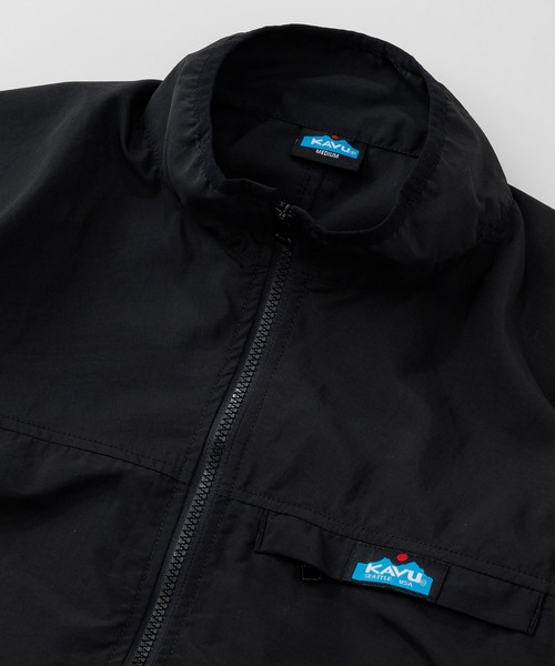 未使用タグ付【KAVU カブー】半袖シャツ フルジップ スローシャツ M KAVU（カブー） シャツ 半袖 SS Throw Shirts/ショートスリーブスロー