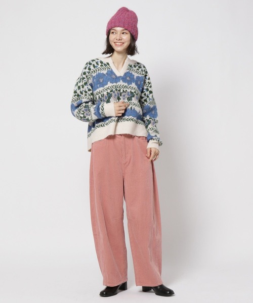 「niko and...」 長袖ニット LARGE アイボリー レディース_画像8