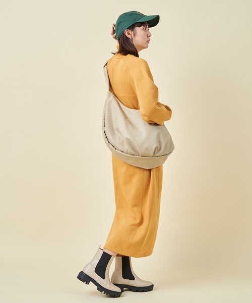 「FREAK'S STORE」 「Columbia」長袖ワンピース MEDIUM ブラック レディース_画像4