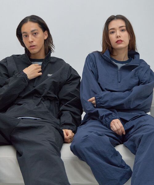 「FFEIN」 ナイロンブルゾン MEDIUM アイボリー メンズ_画像9