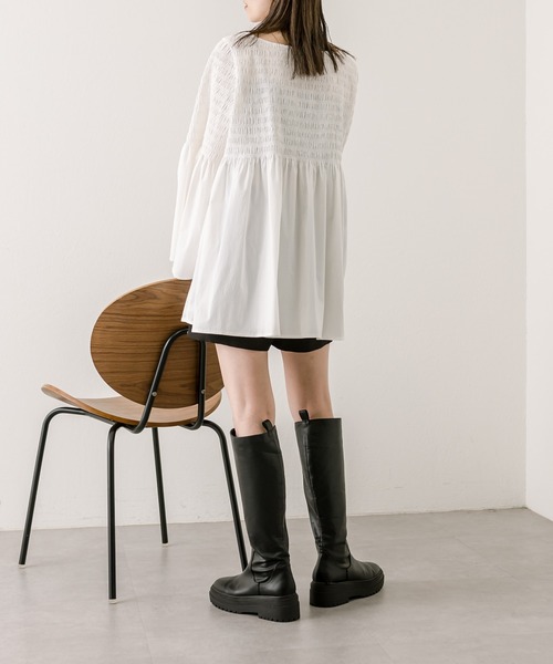 「mystic」 長袖チュニック FREE ブラック レディース_画像5