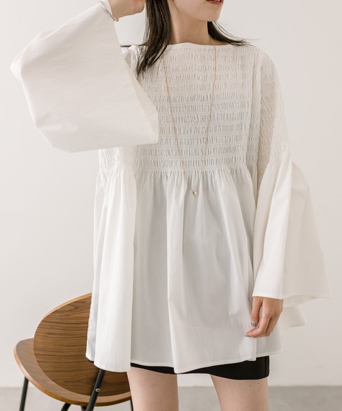 「mystic」 長袖チュニック FREE ブラック レディース_画像7