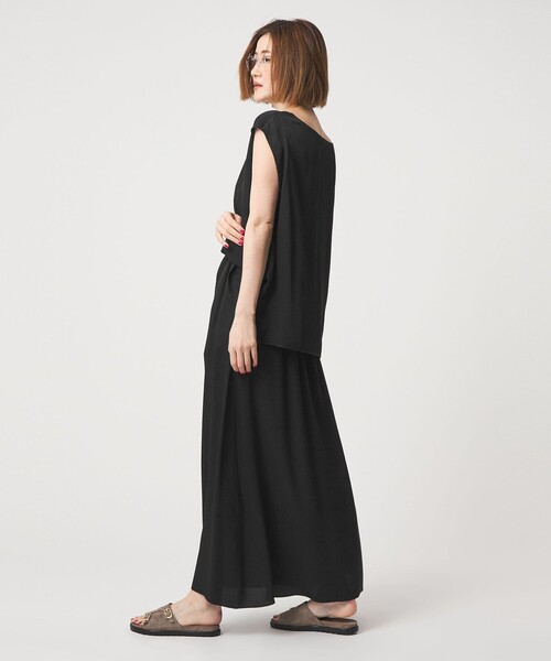 ブラウス シャツ 「conte」レオパード ノースリーブブラウス レディースの画像