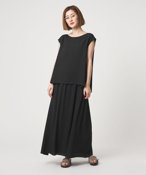 ブラウス シャツ 「conte」レオパード ノースリーブブラウス レディースの画像