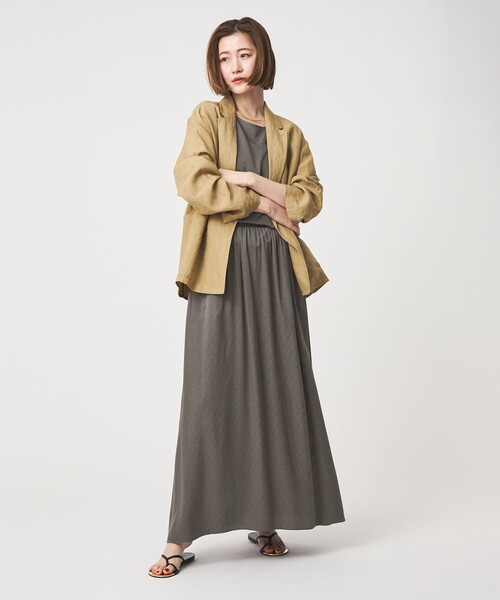 ブラウス シャツ 「conte」レオパード ノースリーブブラウス レディースの画像